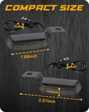 QUASCO Universal Motorcycle Turn Signals Sequential Front Led Blinkers Amber Lights Compatible with Harley Honda Yamaha Suzuki Kawasaki