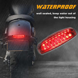 QUASCO Universal 12V Tail Light LED ATV Taillight Brake Lights Compatible with Yamaha Honda Kawasaki Suzuki 50cc 70cc 90cc 110cc 125cc Tao Tao Scooter Motorcycle