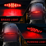 QUASCO Universal 12V Tail Light LED ATV Taillight Brake Lights Compatible with Yamaha Honda Kawasaki Suzuki 50cc 70cc 90cc 110cc 125cc Tao Tao Scooter Motorcycle