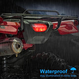 QUASCO Red LED Tail Light ATV Motorcycle Taillight Brake Lamp Compatible with Honda TRX 250 300 400EX TRX400X 500 700